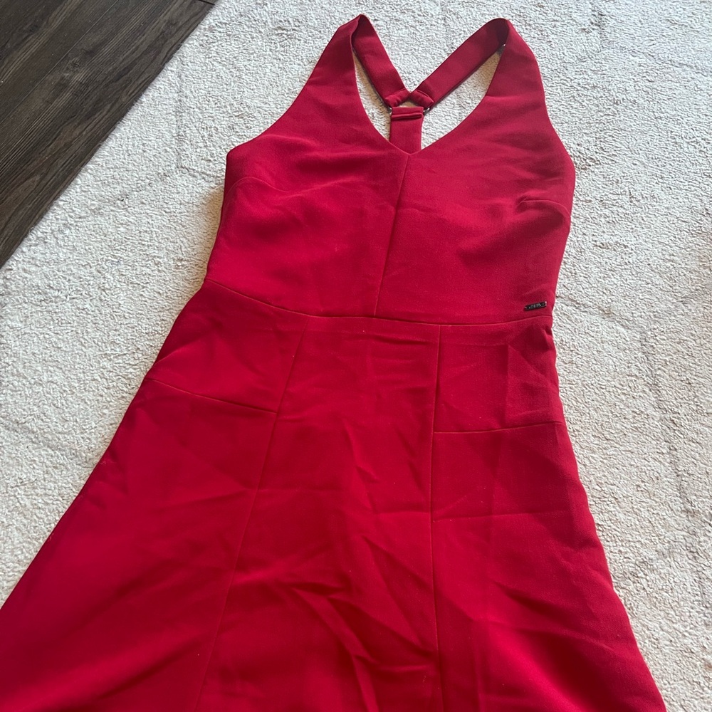 Armani Exchange Red Skater a-line Dress size 6 New with Tags